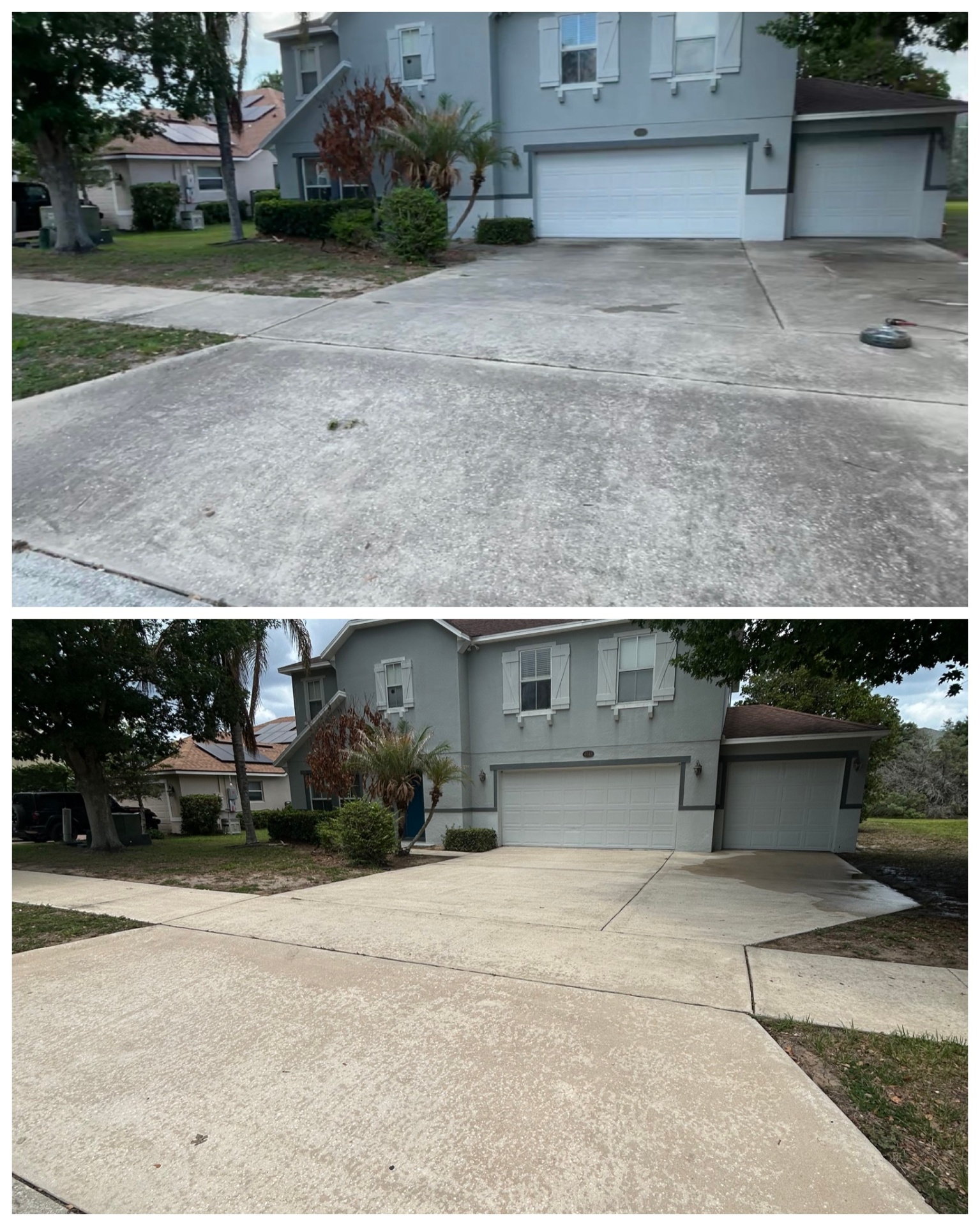 Driveway refresh, Groveland